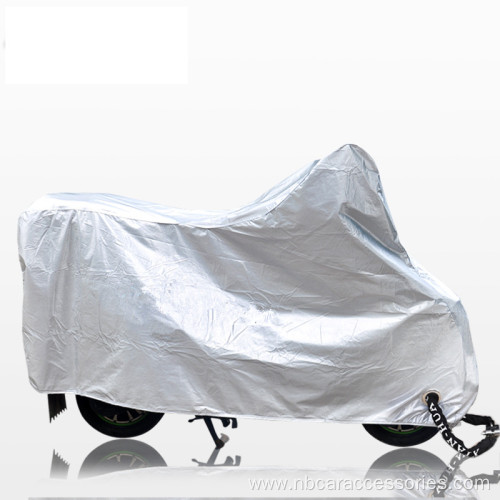 Polyester 190T silver scooter cover set waterproof